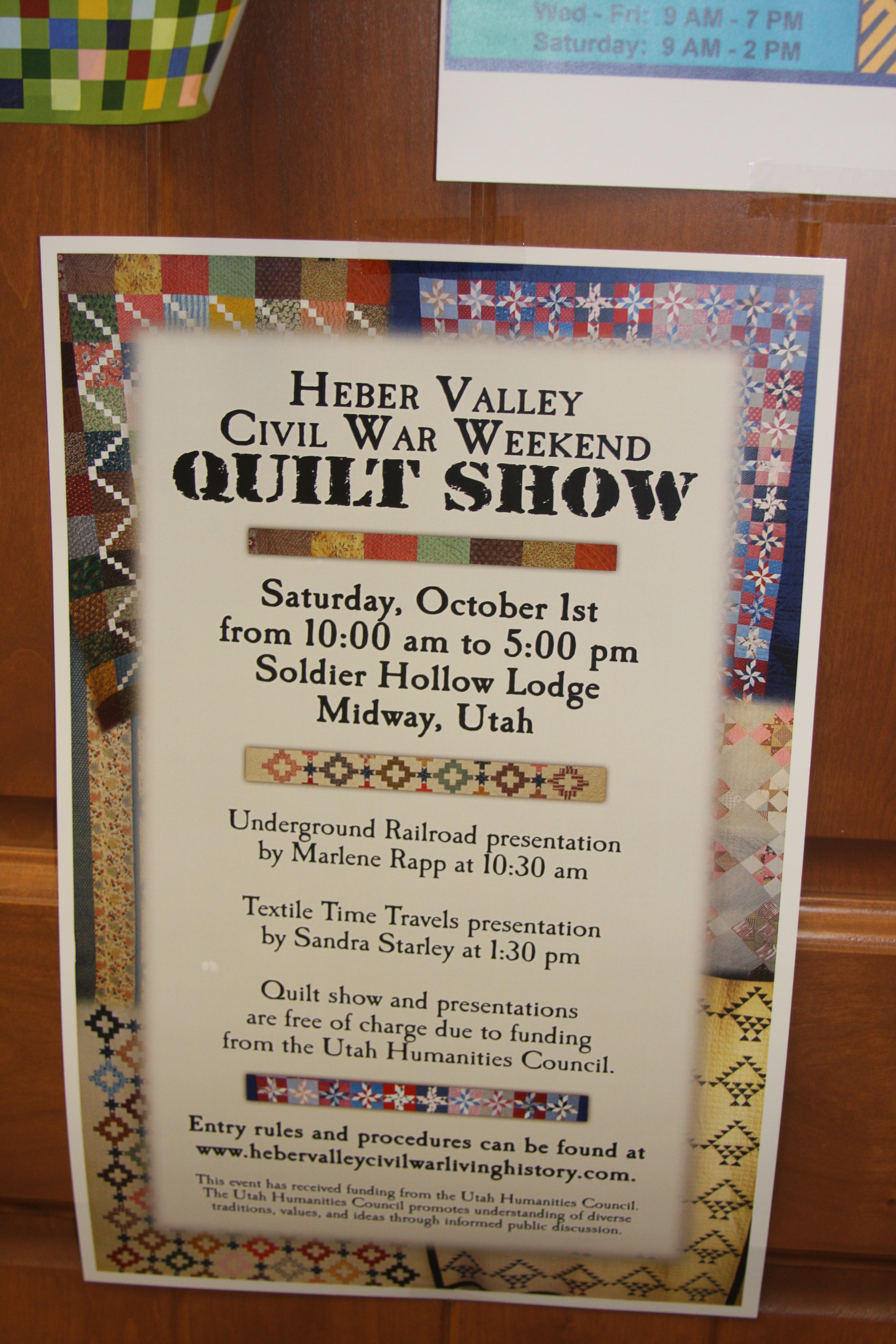 Heber Valley Civil War Quilt Show