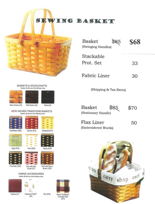 Sewing Basket Sale